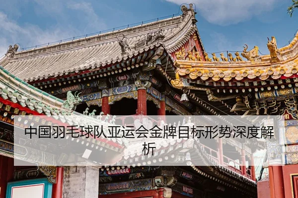 中国羽毛球队亚运会金牌目标形势深度解析